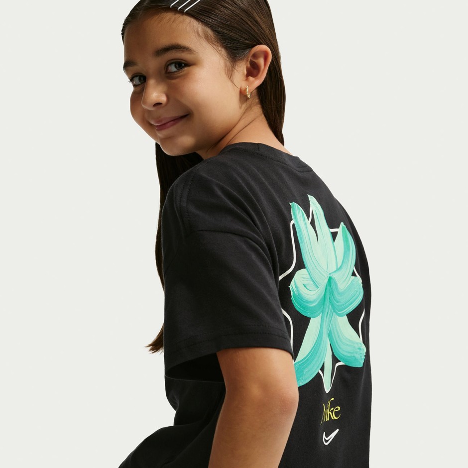 Παιδική Κοντομάνικη Μπλούζα Μαύρη - Nike Sportswear