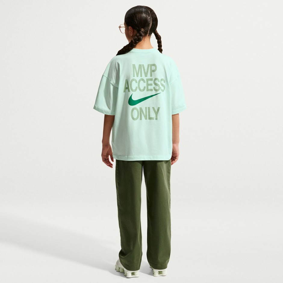 Παιδική Κοντομάνικη Μπλούζα Οινοπνευματί - Nike Sportswear 