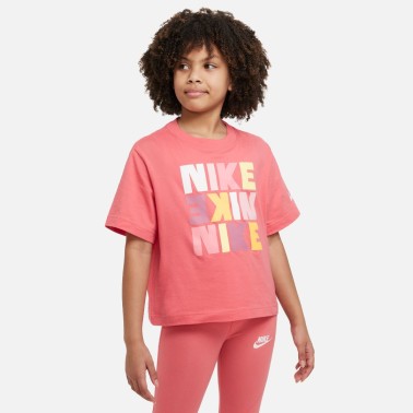 NIKE G NSW TEE BOXY PRINT DZ3579-894 Coral