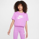 NIKE G NSW TEE CROP FUTURA HBR FZ5548-532 Purple Image 