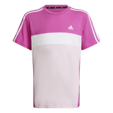 Παιδική Κοντομάνικη Μπλούζα Ροζ - adidas Performance Tiberio 3-Stripes