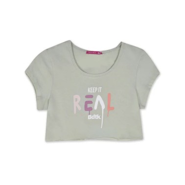 BODYTALK Βεραμάν - Παιδική Κοντομάνικη Μπλούζα Crop 