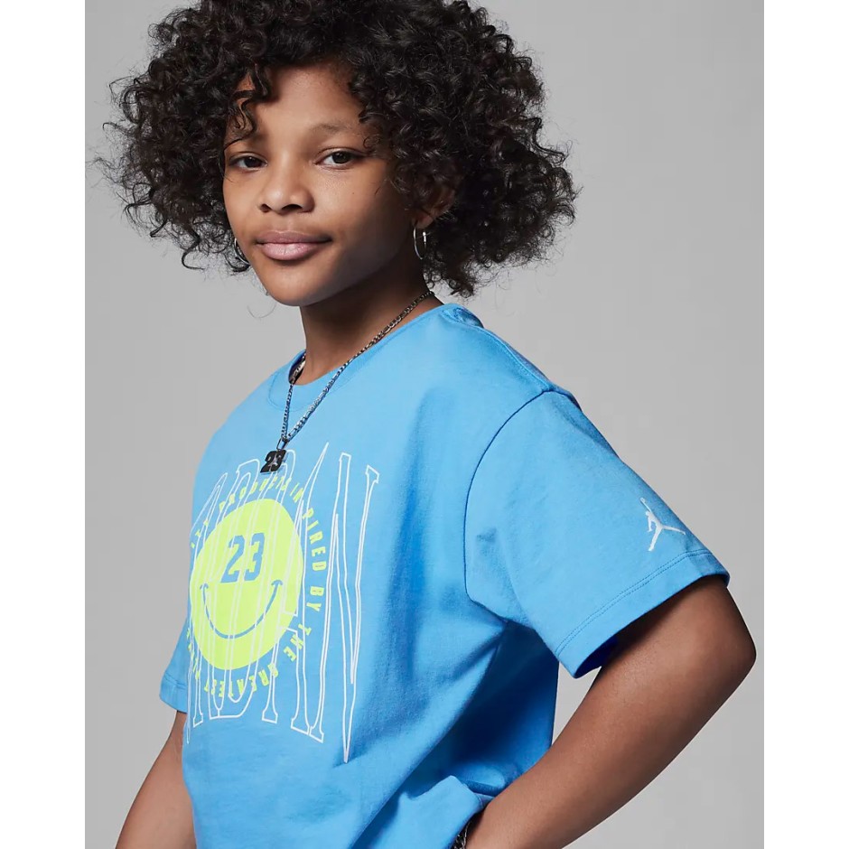 JORDAN 23 RISE UP SS TEE Τιρκουάζ