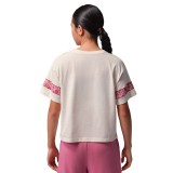 Παιδική Κοντομάνικη Μπλούζα Εκρού - Jordan Floral Lace Εικόνα 0
