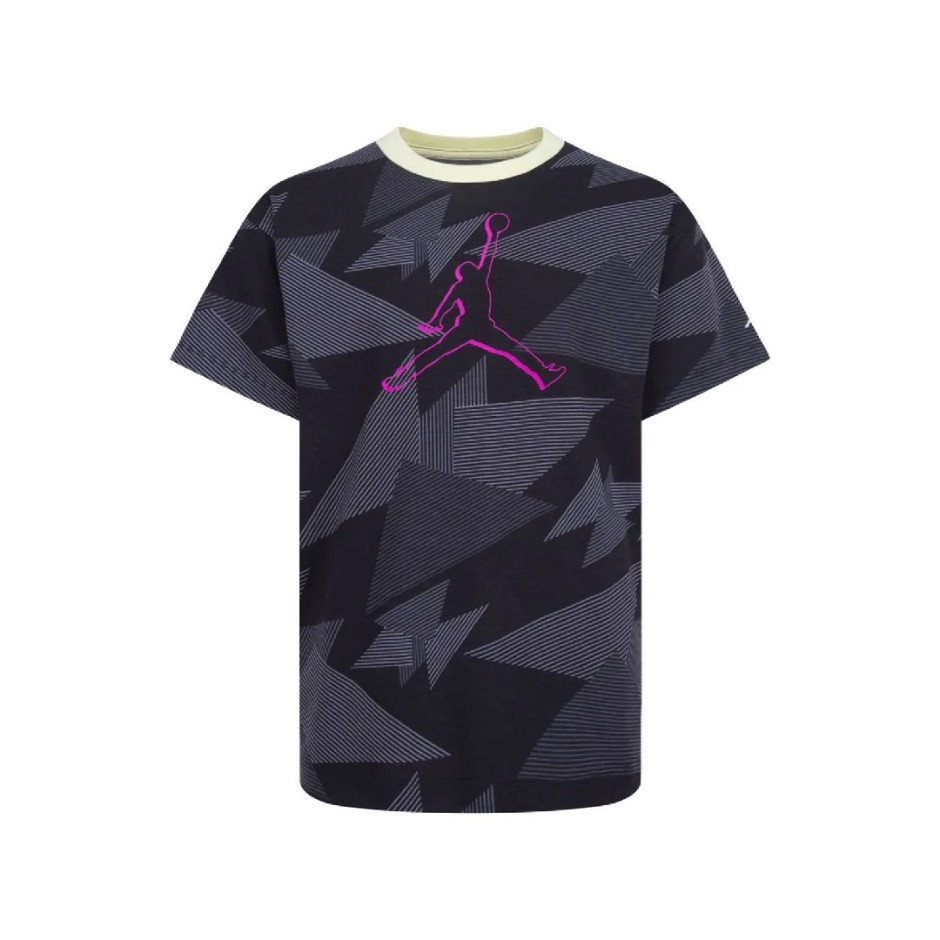 JORDAN JD G FUNDAMENTAL AOP SS TEE 45C607-023 Black