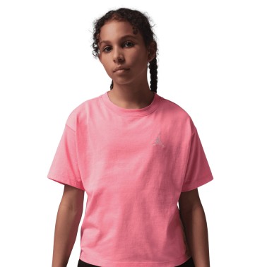 Παιδική Κοντομάνικη Μπλούζα Ροζ - Jordan Brooklyn Essentials