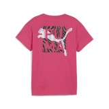 PUMA ANIMAL REMIX BOYFRIEND TEE G 679975-48 Fuchsia Image 0