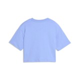 Παιδική Κοντομάνικη Μπλούζα Μωβ - PUMA ESS 2 Color Logo Εικόνα 0