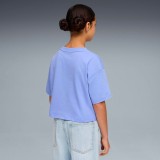 Παιδική Κοντομάνικη Μπλούζα Μωβ - PUMA ESS 2 Color Logo Εικόνα 2