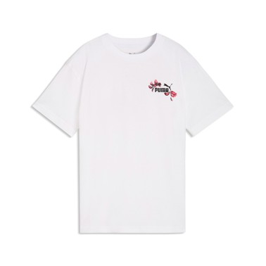 Παιδική Κοντομάνικη Μπλούζα Λευκή - PUMA Essentials Nature 2.0