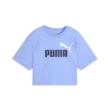 Kids' T-Shirt Purple - PUMA ESS 2 Color Logo