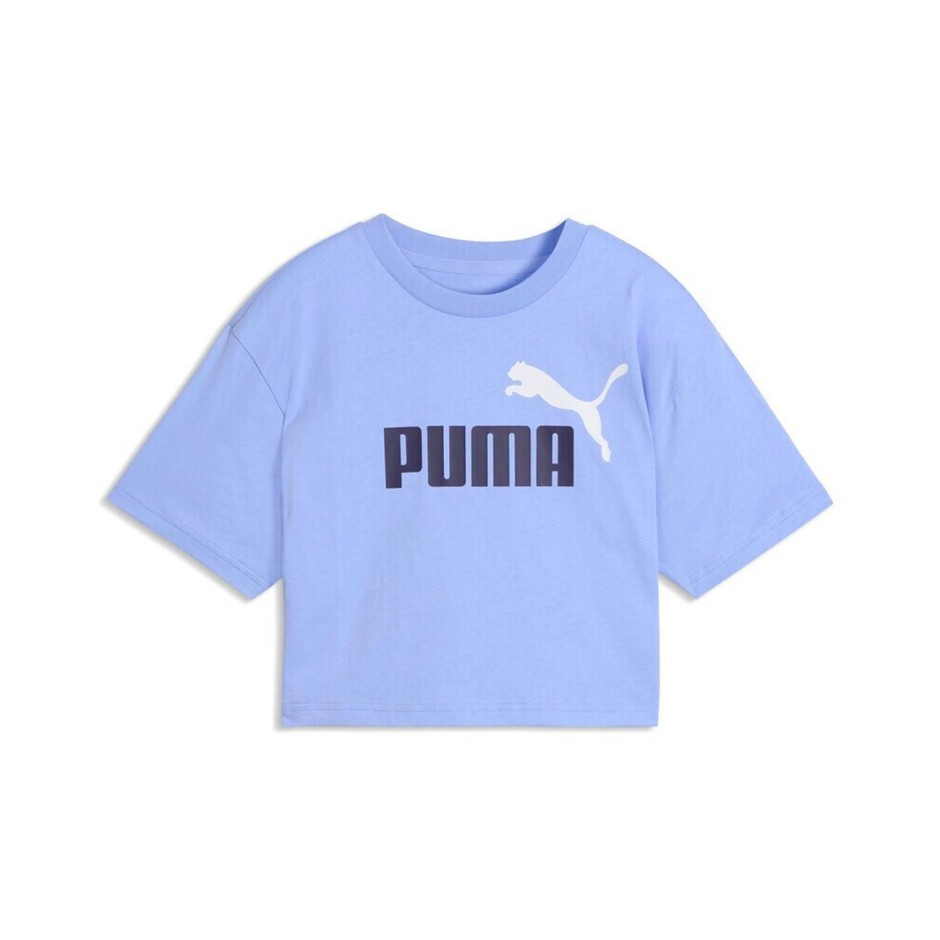 Παιδική Κοντομάνικη Μπλούζα Μωβ - PUMA ESS 2 Color Logo