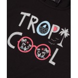 DISTRICT75 GIRLS' TEE 120KGSS-746 Black Image 1