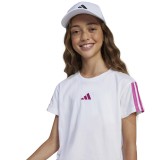 Παιδική Κοντομάνικη Μπλούζα Λευκή - adidas Sportswear Essentials  Εικόνα 1