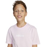 adidas sportswear J LIN TEE 160 JC9750 Pink Image 2
