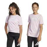 adidas sportswear J LIN TEE 160 JC9750 Pink Image 4