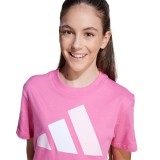 adidas sportswear J BL TEE 160 JY0299 Pink Image 1