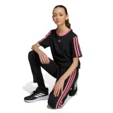 Παιδική Κοντομάνικη Μπλούζα Μαύρη - adidas Sportswear Essentials Εικόνα 1