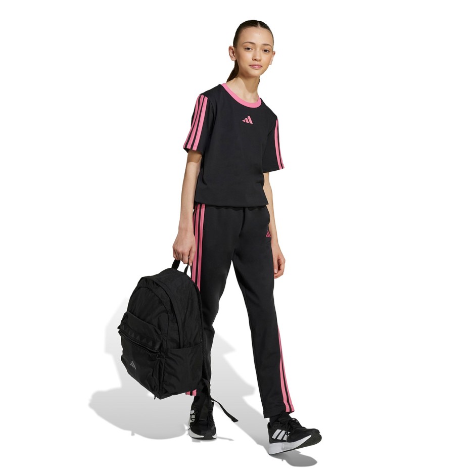 Παιδική Κοντομάνικη Μπλούζα Μαύρη - adidas Sportswear Essentials