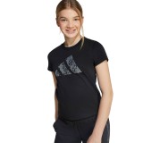 adidas sportswear G ANML SJ BL T KC5448 Black Image 1