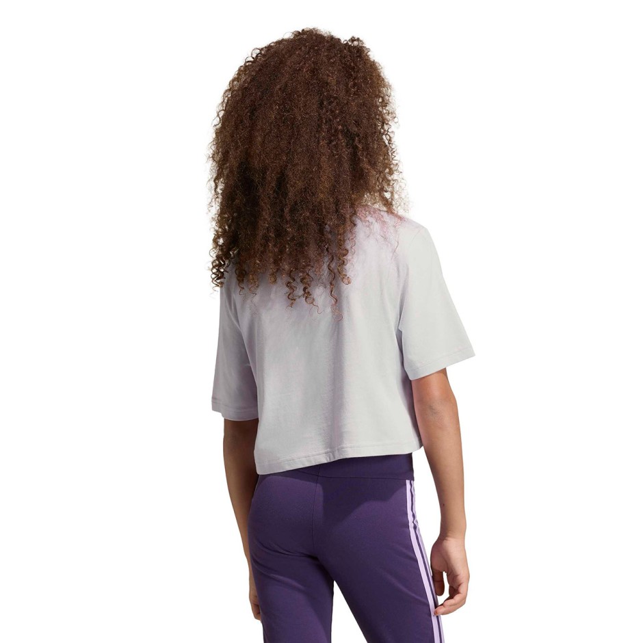 Παιδική Κοντομάνικη Μπλούζα Λιλά - adidas Sportswear Everyday Glam Graphic
