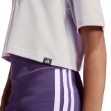 Παιδική Κοντομάνικη Μπλούζα Λιλά - adidas Sportswear Everyday Glam Graphic Εικόνα 1