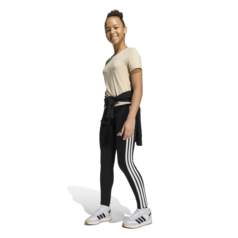 Παιδική Κοντομάνικη Μπλούζα Μπεζ - adidas Performance Animal Print Graphic