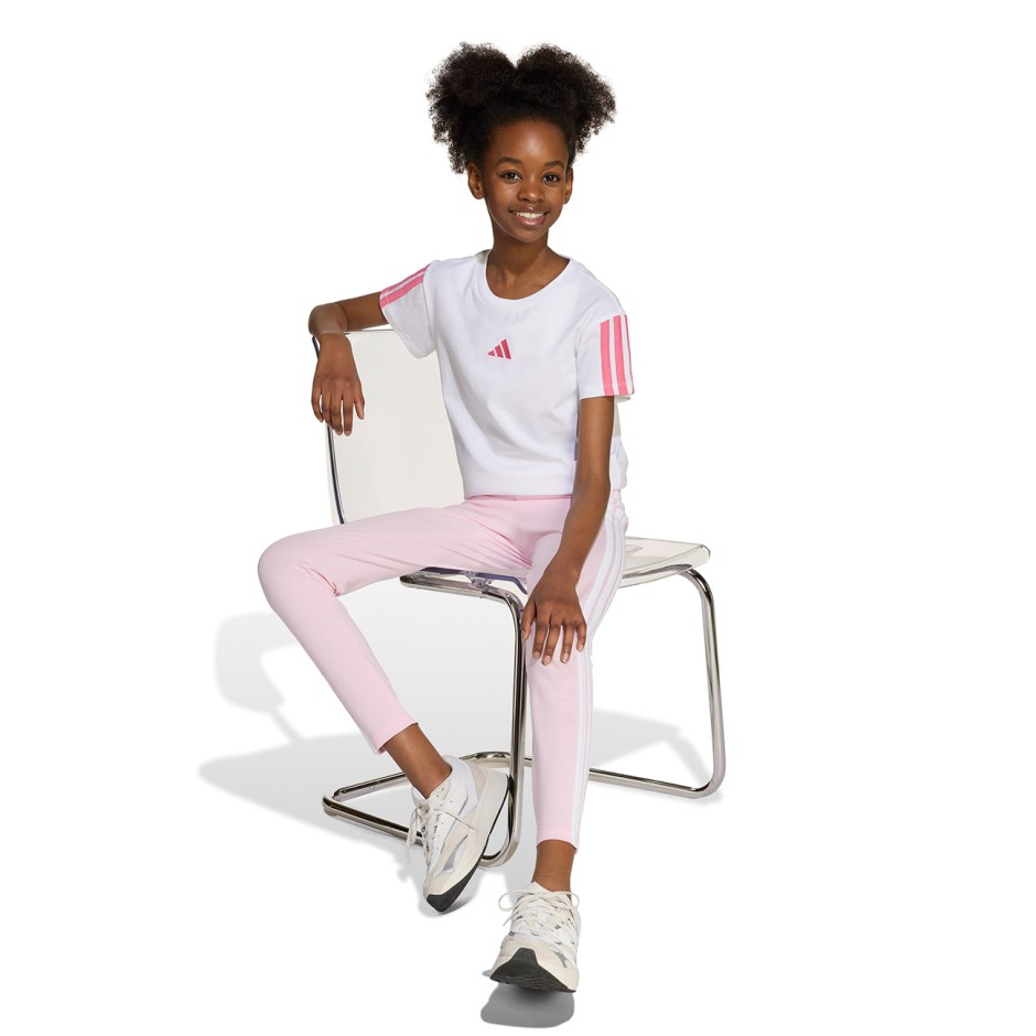 Παιδική Κοντομάνικη Μπλούζα Λευκή - adidas Sportswear Εssentials