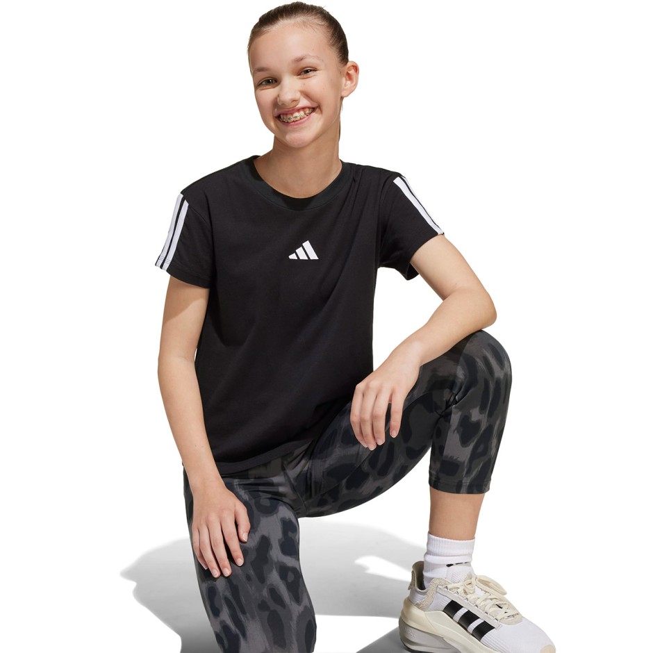 adidas sportswear JG 3S TEE 160 JJ0946 Black