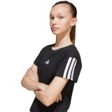 adidas sportswear JG 3S TEE 160 JJ0946 Black Image 2
