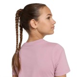 Παιδική Κοντομάνικη Μπλούζα Μωβ - adidas Sportswear Satin Εικόνα 2