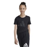 adidas sportswear TRAIN GIRLS AOP JE0442 Black Image 