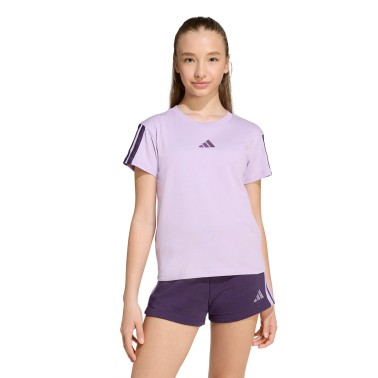 Παιδική Κοντομάνικη Μπλούζα Μωβ - adidas Sportswear Εssentials
