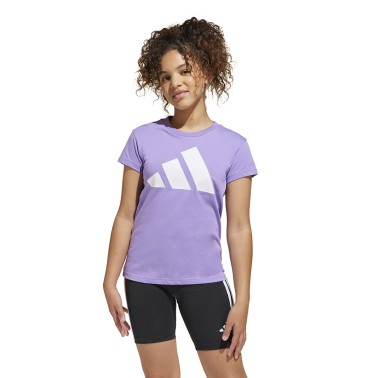 Παιδική Κοντομάνικη Μπλούζα Μωβ - adidas Sportswear Εssentials Big Logo