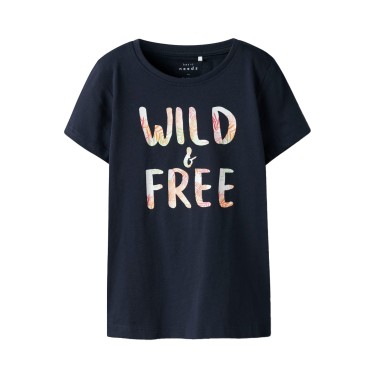 Παιδική Κοντομάνικη Μπλούζα Μπλε - Name It Nkfvanaya