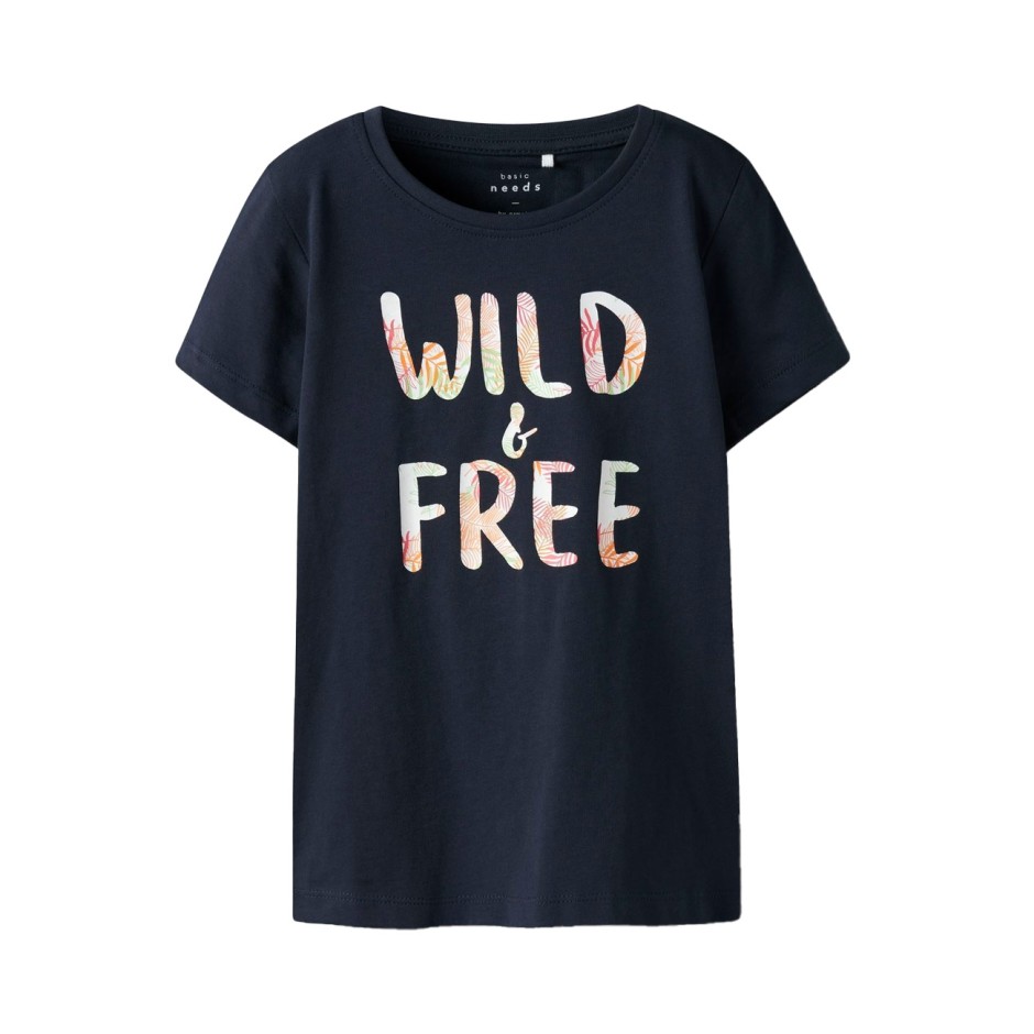 Παιδική Κοντομάνικη Μπλούζα Μπλε - Name It Nkfvanaya