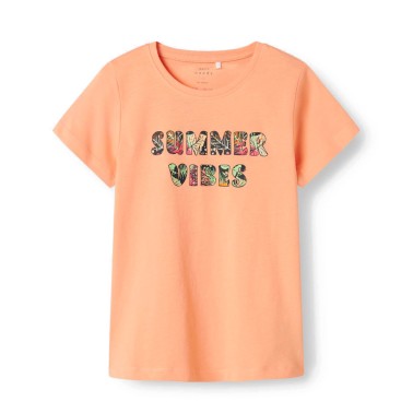 NAME IT NKFVANAYA SS TOP NOOS 13241652-PAPAYA Somon