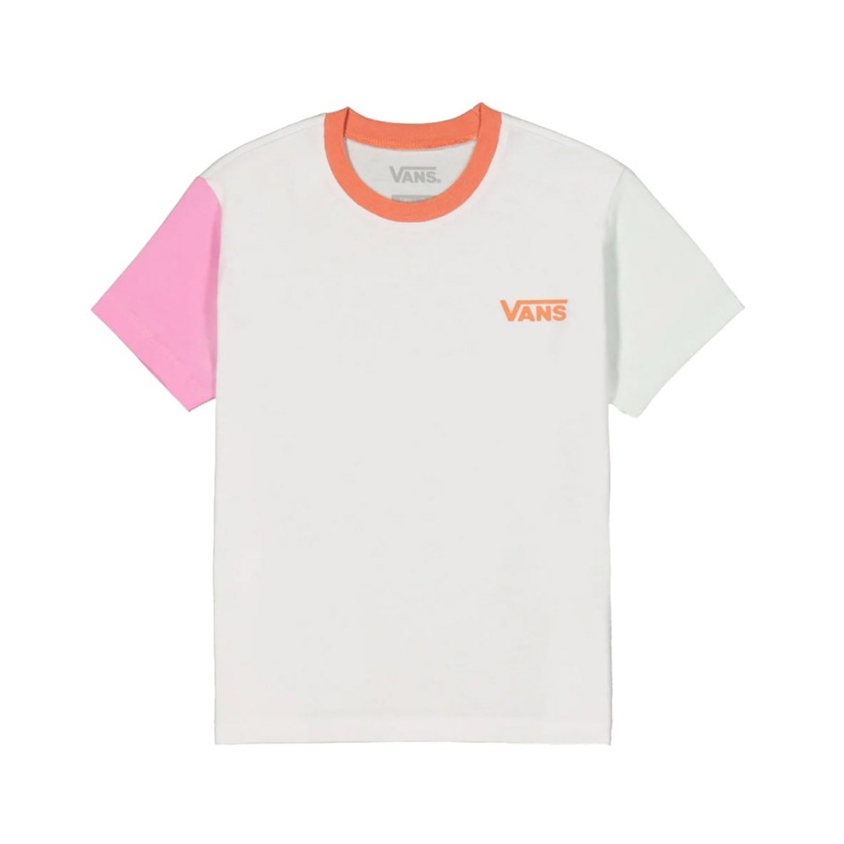 VANS COLORBLOCK CREW WHITE VN00041DJ5K-J5K Colorful