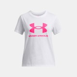 UNDER ARMOUR BIG LOGO SS 1389756-100 White Image 