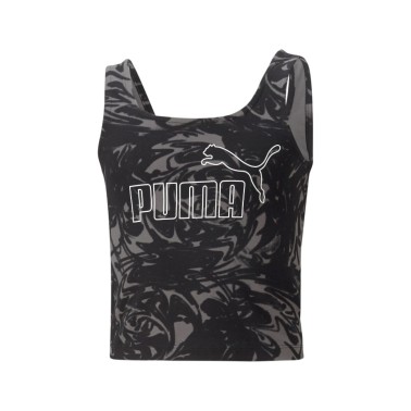 PUMA POWER SUMMER AOP TANK G 674366-01 Black