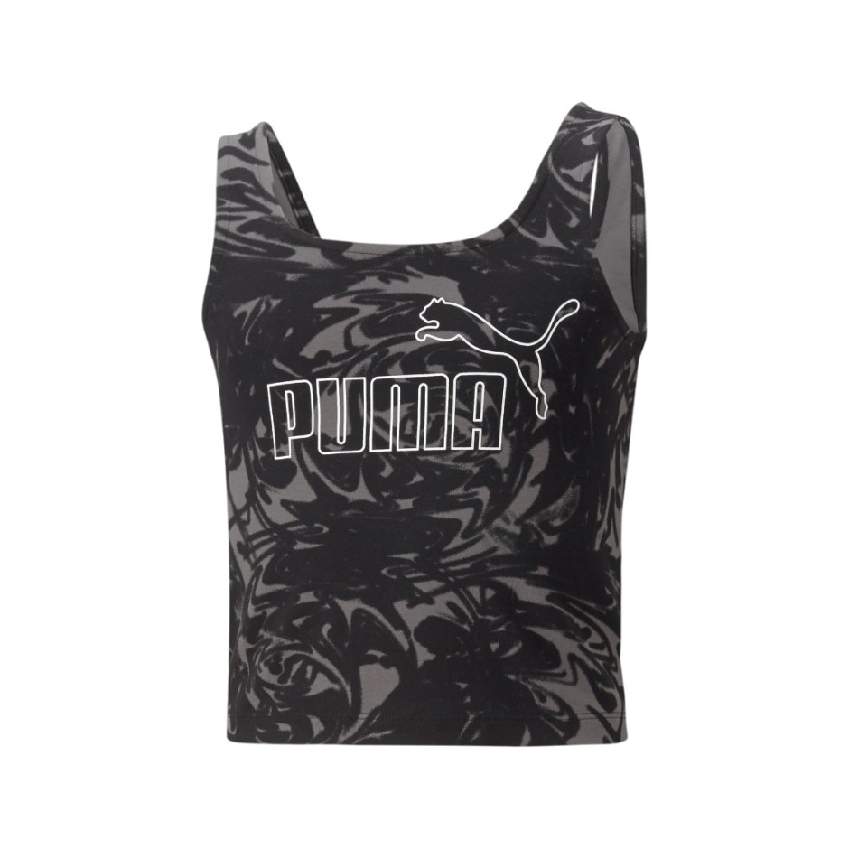 PUMA POWER SUMMER AOP TANK G 674366-01 Black