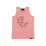 DISTRICT75 GIRLS' TANK TOP 120KGTA-747 Ροζ Εικόνα 