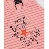 DISTRICT75 GIRLS' TANK TOP 120KGTA-747 Ροζ Εικόνα 1