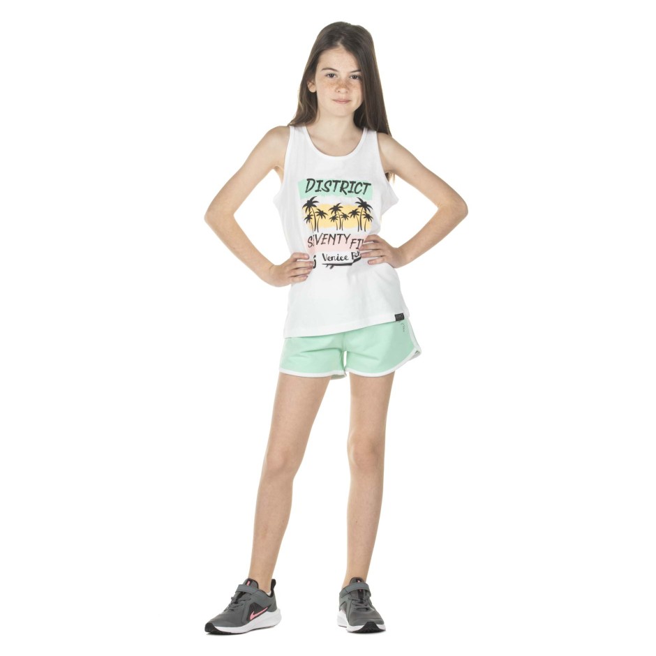 DISTRICT75 121KGTA-940 TShirt-091 Λευκό