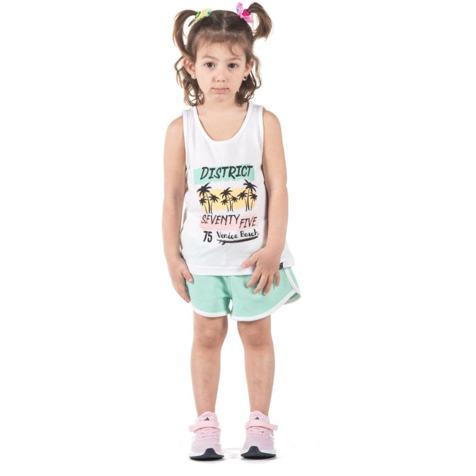 DISTRICT75 121KGTA-940 TShirt-091 Λευκό