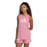 Παιδική Αμάνικη Μπλούζα Φούξια - adidas Sportswear Train Essentials Flower Print Εικόνα 