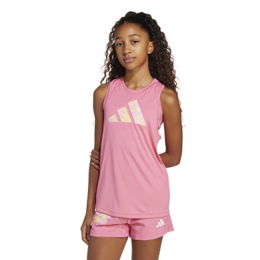 Παιδική Αμάνικη Μπλούζα Φούξια - adidas Sportswear Train Essentials Flower Print
