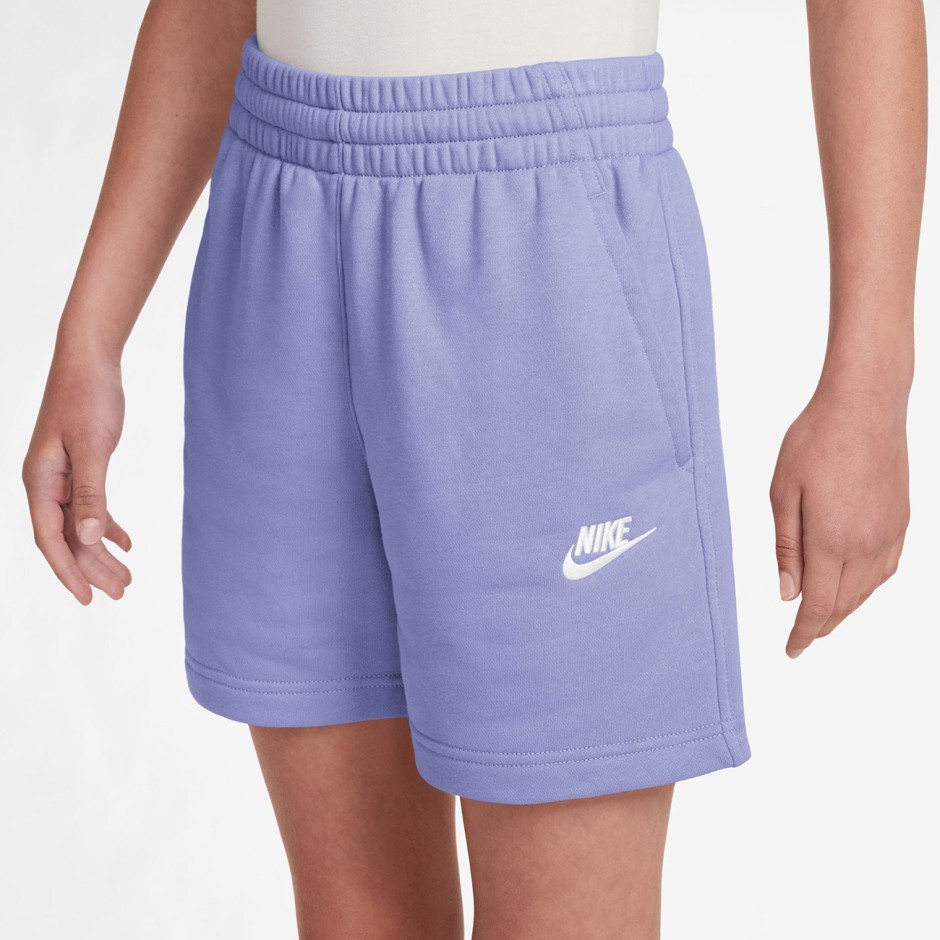 Kids' Shorts Purple - Nike Sportswear Club Fleece