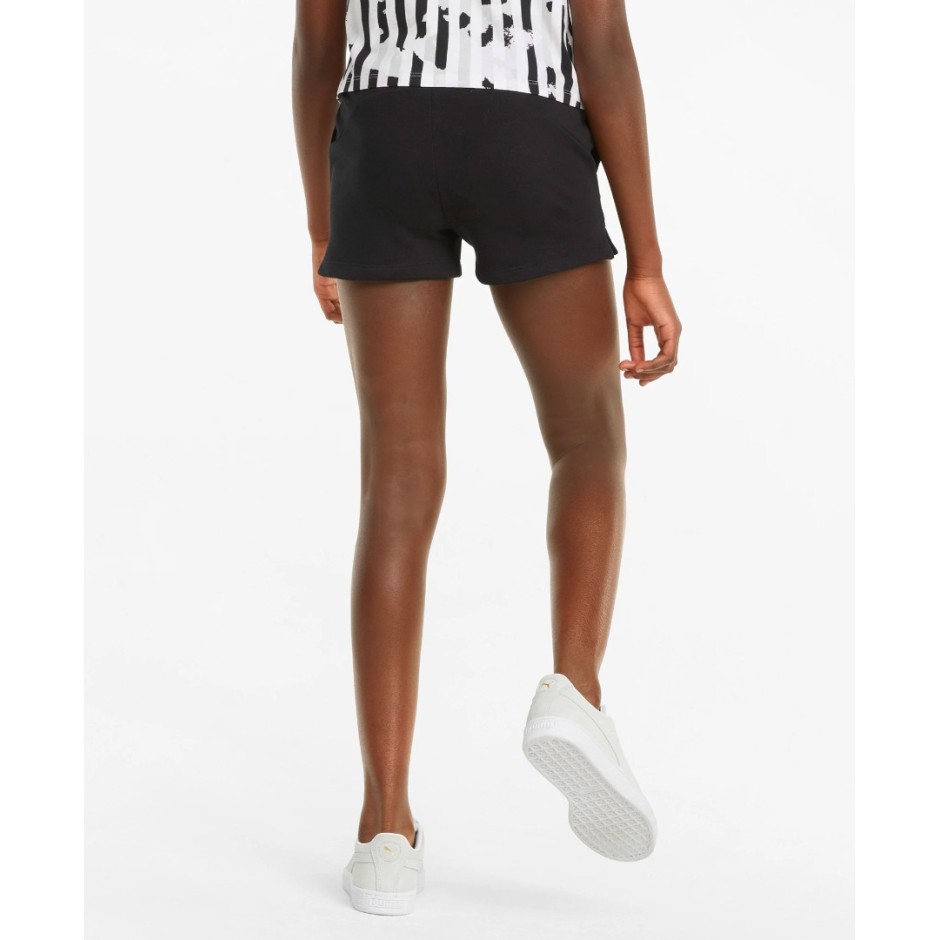 PUMA ESS+ BLEACH SHORTS TR G 849091-01 Μαύρο