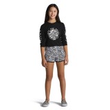 VANS ZEBRA DAZE SAS SHORT VN00040CWHT-WHT White-Black Image 1